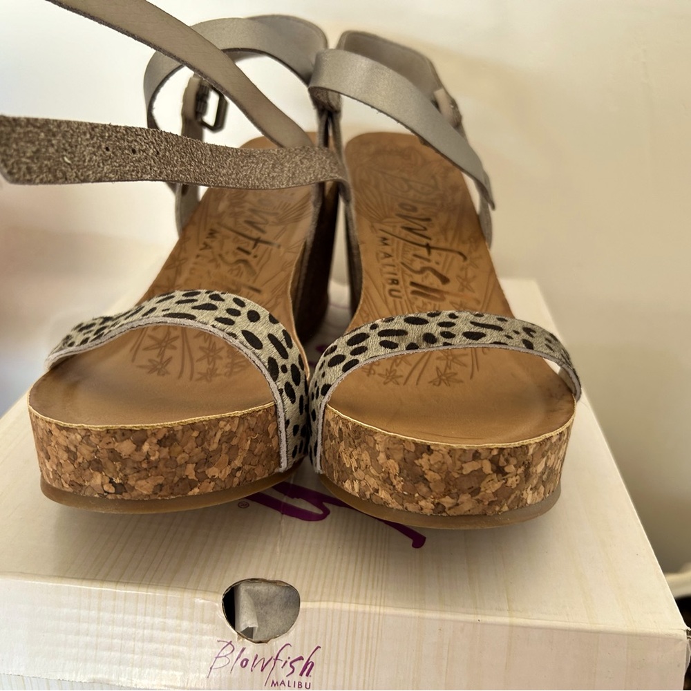 Woman's Sandals-Animal Print-New without tags. Excellent condition.